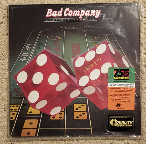 Bad Company - Straight Shooter - Analogue Productions (Atlantic 75 Series) 180G 2LP