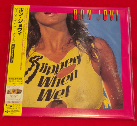 Bon Jovi - Slippery When Wet - Japan Mini LP Deluxe SHM 7 Inch 2CD - UICY80585/6