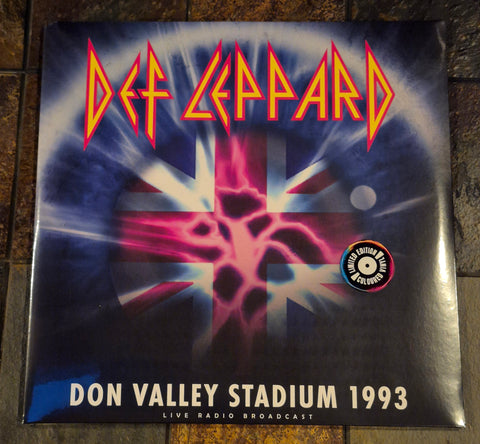 Def Leppard - Don Valley Stadium 1993 - Blue Colored 2 LP Limited
