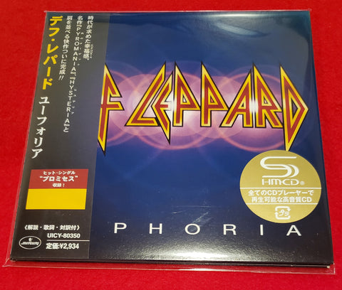 Def Leppard - Euphoria - Japan Mini LP SHM - UICY-80350 - 2023 CD