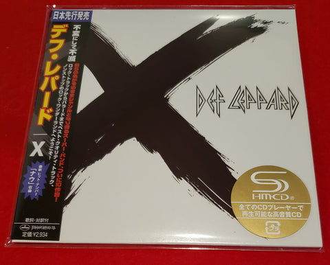 Def Leppard - X - Japan Mini LP SHM - UICY-80351 - 2023 CD