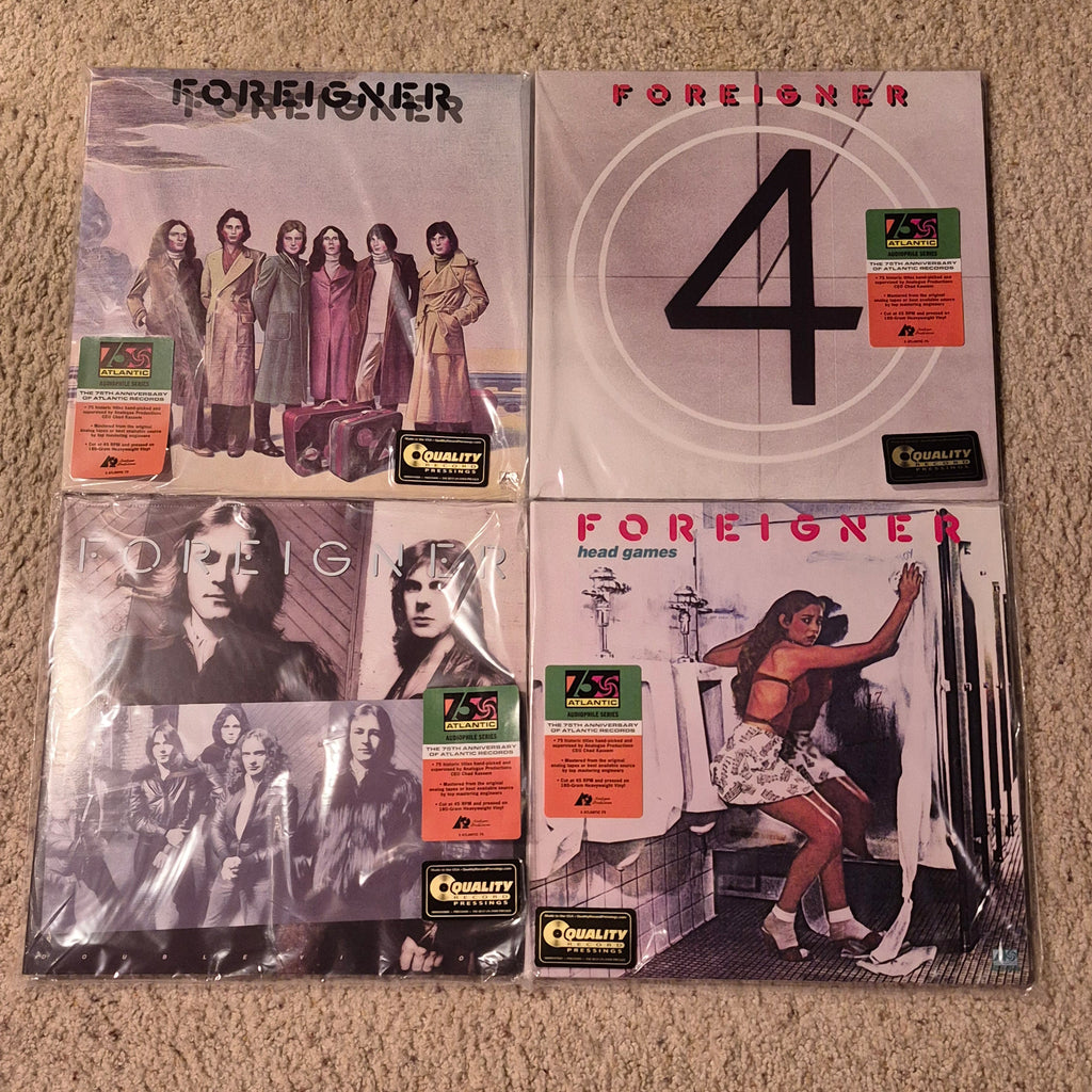 Foreigner Lp Foreigner - Analogue Productions - Four LP Bundle