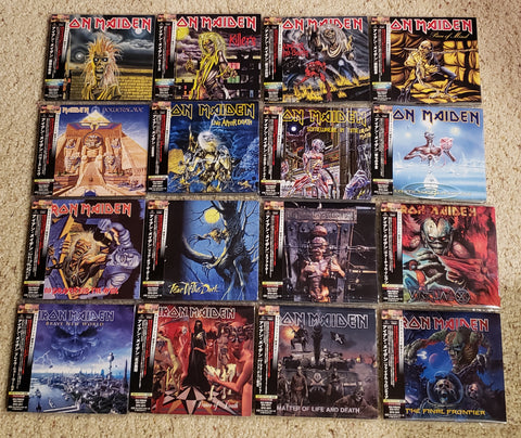 Iron Maiden - 16 CD - 2019 Japan Digipak Remastered Edition Factory Sealed Bundle