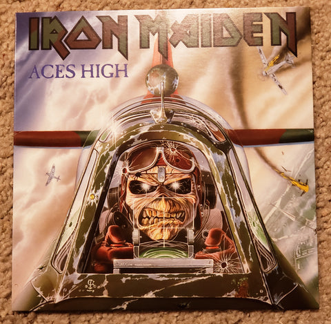 Iron Maiden - Aces High / King Of Twilight - 7 inch LP - UK Edition