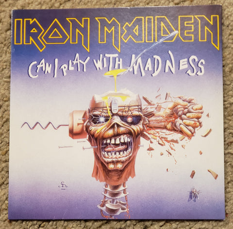 Iron Maiden - Can I Play With Madness / Black Bart Blues - 7 inch LP - UK Edition