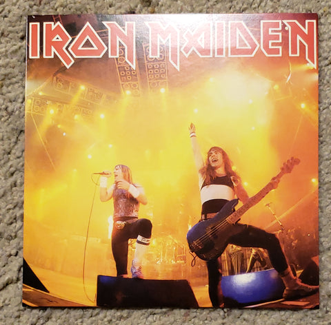 Iron Maiden - Running Free Live / Sanctuary Live - 7 inch LP - UK Edition