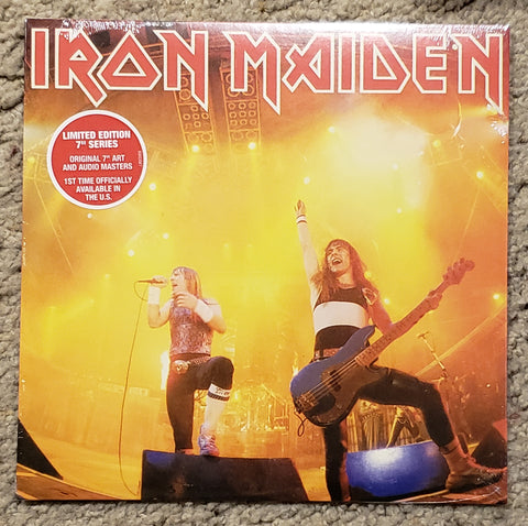 Iron Maiden - Running Free - Live / Sanctuary - Live- 7 inch LP - US Edition