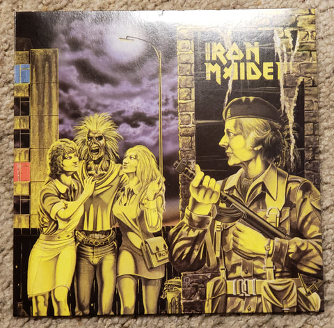 Iron Maiden - Women In Uniform / Invasion - 7 inch LP - UK Edition