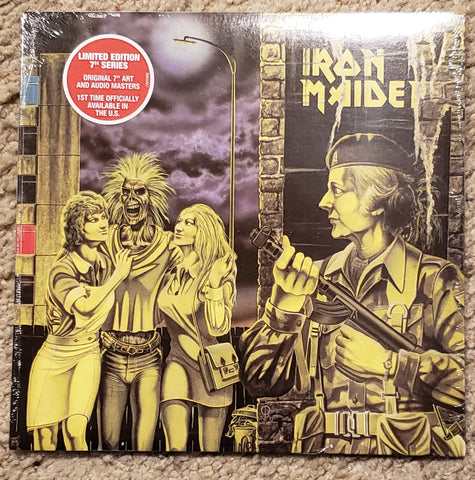 Iron Maiden - Women In Uniform / Invasion - 7 inch LP - US Edition