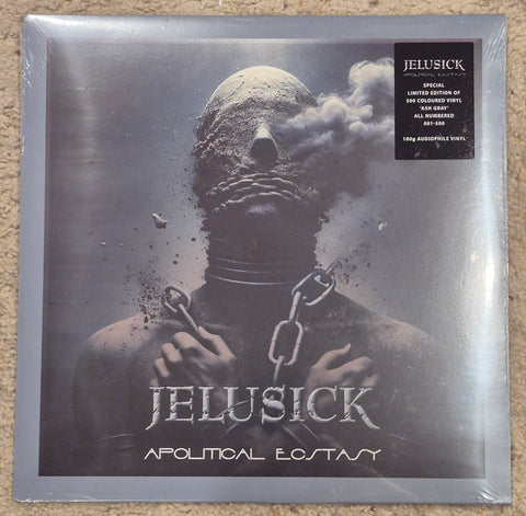 Jelusick - Apolitical Ecstasy - Limited Edition Ash Gray LP - Numbered 500 Made