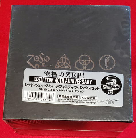 Led Zeppelin - Definitive Box Set - Japan Mini LP SHM 12 CD Box Set