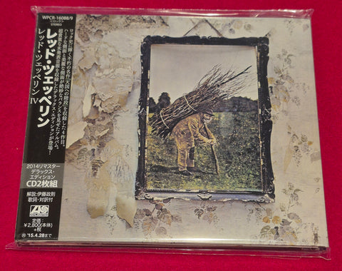 Led Zeppelin - IV - Japan Remastered Deluxe Edition 2 Digi Sleeve CD - WPCR-16088/89