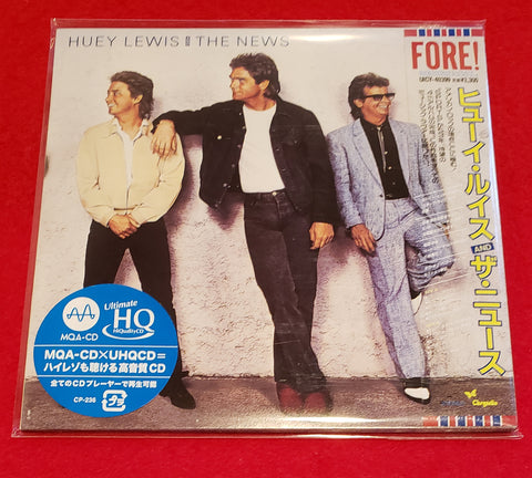 Huey Lewis & The News - Fore! - Japan Mini LP MQA UHQCD - UICY-40399
