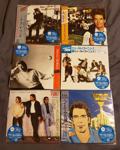 Huey Lewis & The News - Japan Mini LP MQA UHQCD 6 CD Bundle
