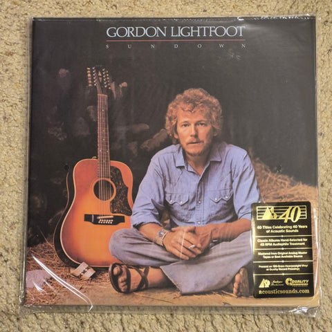Gordon Lightfoot - Sundown - Analogue Productions - 180G 45RPM 2LP Vinyl