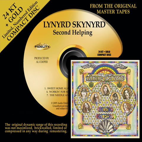 Lynyrd Skynyrd - Second Helping - Audio Fidelity 24 KT Gold - AFZ 054 - CD