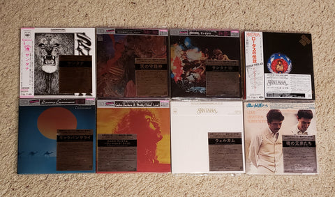 Santana - 8 Disc - 7" Japan Hybrid SACD Bundle