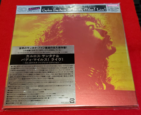Santana - Carlos Santana & Buddy Miles! - Live! - Japan 7 inch Hybrid SACD - SICP-10141