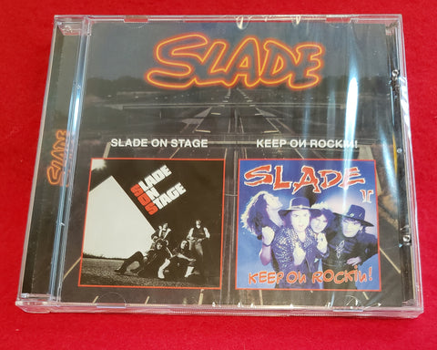 Slade - Slade On Stage + Keep On Rockin! - Russian Import - 2 on 1 CD