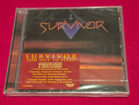 Survivor - Too Hot To Sleep - Rock Candy Remastered Edition CD