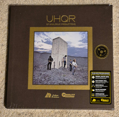 The Who - Who's Next - Analogue Productions UHQR 33RPM 200G Clarity Vinyl LP