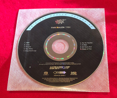Van Halen - 1984 - Mobile Fidelity Hybrid Stereo SACD Replacement Disc