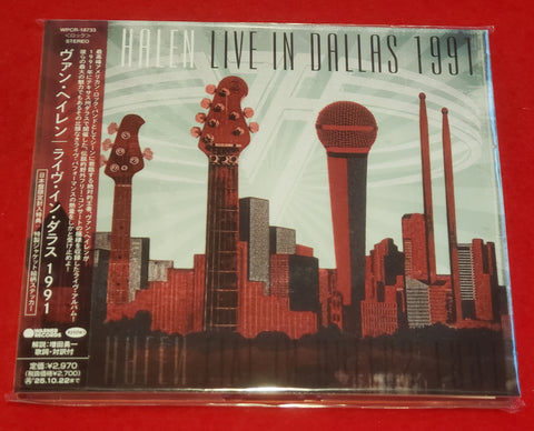 Van Halen - Live In Dallas 1991 - Japan Digipak CD - WPCR-18733