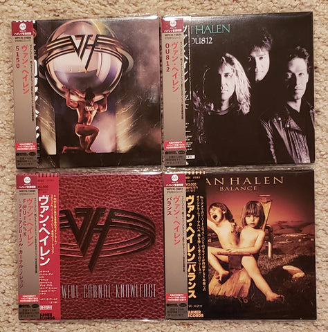 Van Halen - Sammy Hagar Years - Japan Mini LP MQA - 4 CD Bundle
