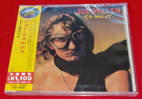 Joe Walsh - So What - Japan CD - UICY-79498