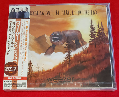Weezer - Everything Will Be Alright In The End - Japan CD - UICU-1258