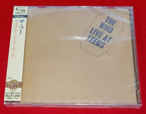 The Who - Live At Leeds - Japan Jewel Case SHM- CD - UICY-20006