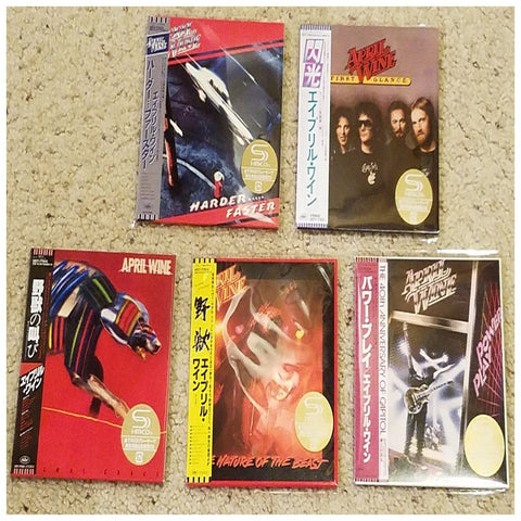 April Wine - 5 CD Japan Mini LP SHM Set - JAMMIN Recordings