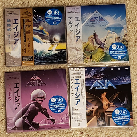 Asia - Japan Mini LP MQA UHQCD - 4 CD Bundle