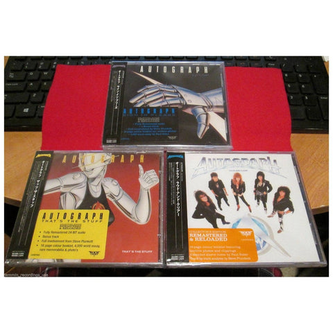 Autograph Rock Candy Remastered Japan Edition - 3 CD Bundle