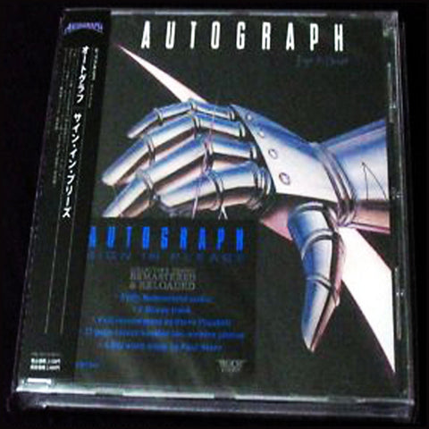 Autograph - Sign In Please - Japan - Rock Candy Edition - CANDY043OBI - CD - JAMMIN Recordings