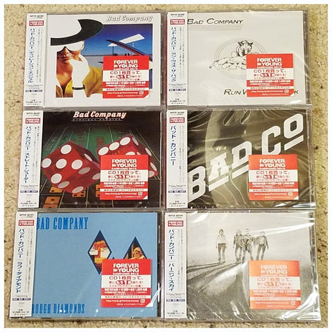 Bad Company - Japan 6 CD Jewel Case Set - JAMMIN Recordings