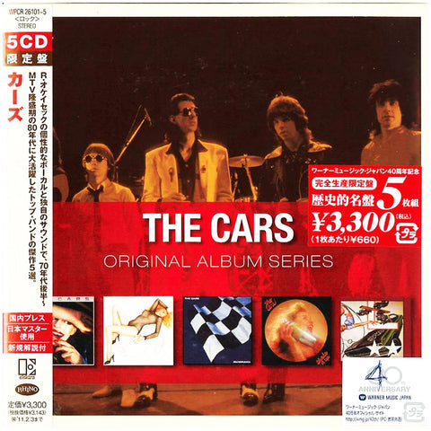 The Cars Original Album Series Japan WPCR-26101-5 - 5 CD Box Set