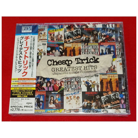Cheap Trick Greatest Hits Japanese Single Collection Japan Blu-Spec2 CD+DVD - SICP-31162-3