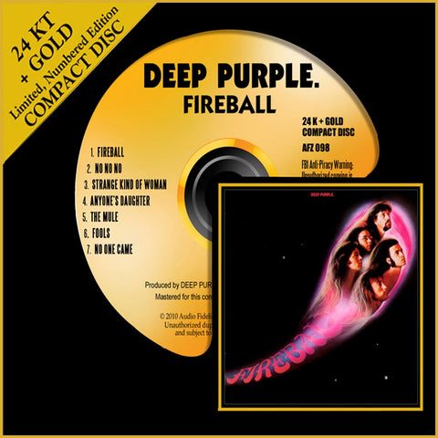 Deep Purple - Fireball - Gold - CD - JAMMIN Recordings