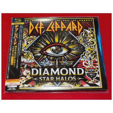 Def Leppard Diamond Star Halos + 2 Japan Deluxe Edition SHM CD - UICY-79984