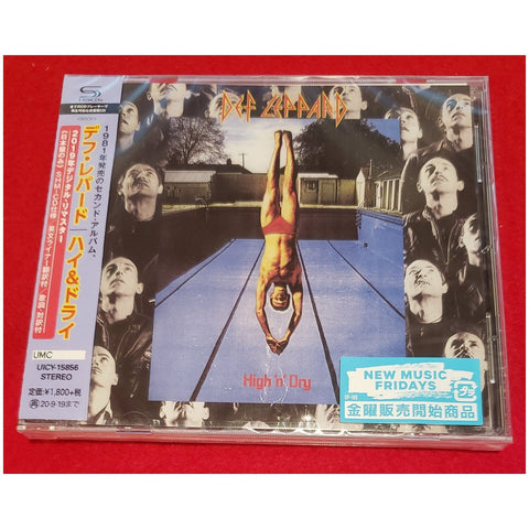 Def Leppard High 'N' Dry Japan Jewel Case Remastered SHM UICY-15856 - CD