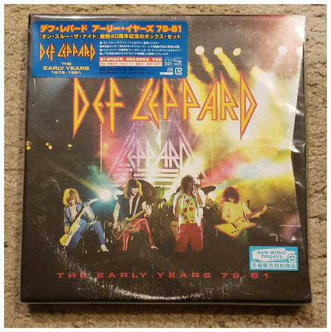 Def Leppard The Early Years 79-81 Japan SHM 5 CD Box Set - UICY-79064/8