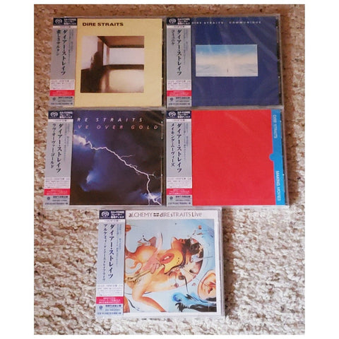 Dire Straits Japan SHM-SACD Jewel Case Edition - 5 CD Bundle