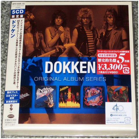 Dokken Original Album Series Japan WPCR-26096-100 - 5 CD Box Set