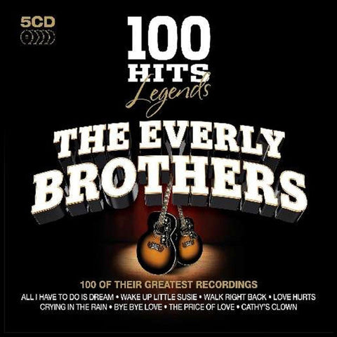 Everly Brothers 100 Hits Legends - 5 CD Box Set