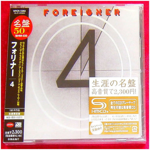 Foreigner - 4 - Japan Jewel Case SHM - WPCR-13263 - CD