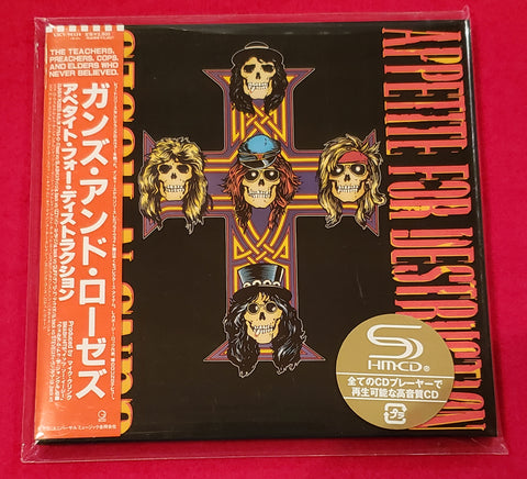 Guns N' Roses - Appetite For Destruction - Japan Mini LP SHM - UICY-94334 - Reissue CD