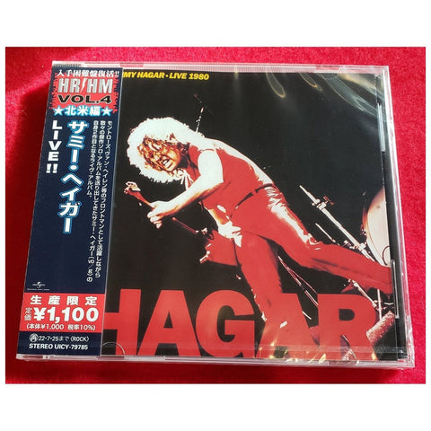 Sammy Hagar Live 1980 Japan CD - UICY-79785