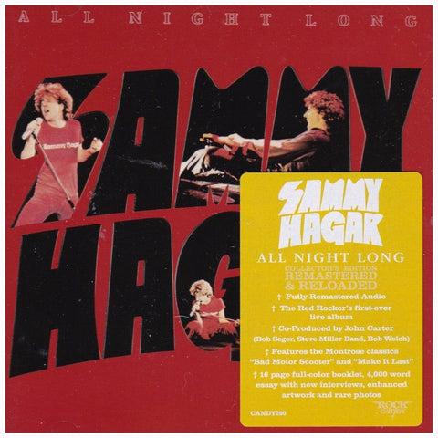 Sammy Hagar All Night Long Rock Candy Edition - CD