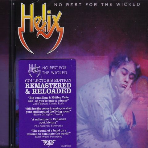 Helix No Rest For The Wicked Rock Candy Edition - CD